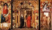 WEYDEN, Rogier van der Triptych of the Redemption oil painting on canvas